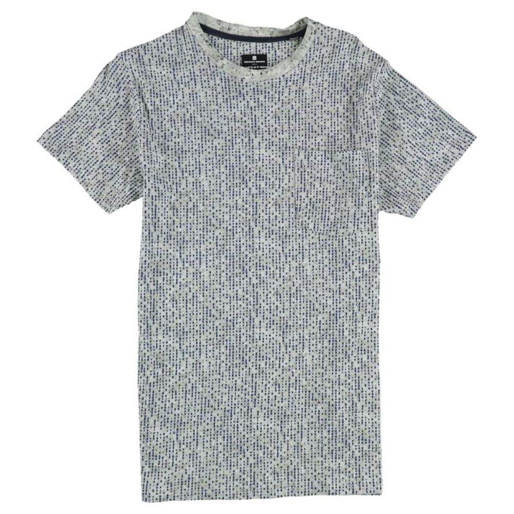 BROOKLYN BRIGADE Mens Fulton Dot Basic T-Shirt, NWT